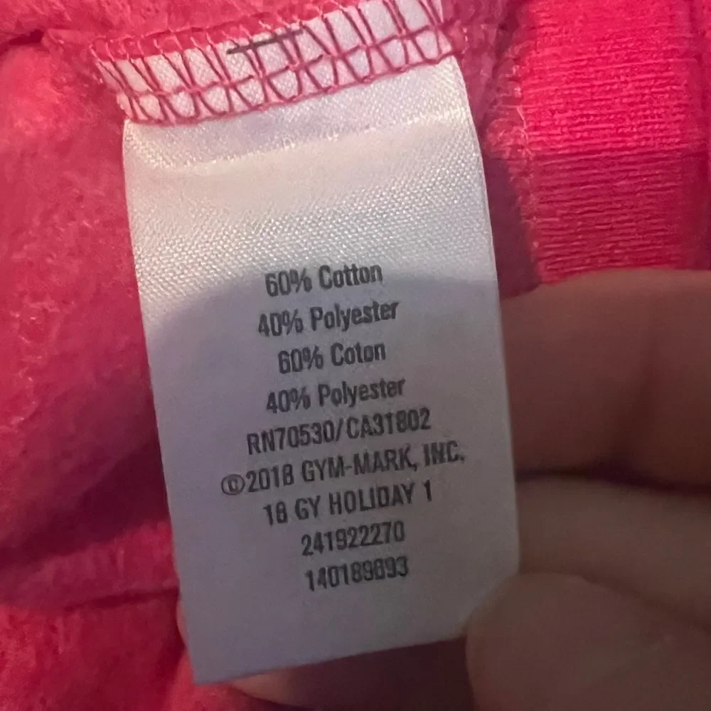 Gymboree Girls Pink Oh What Fun Graphic Sweatshirt Metallic Small NWT
